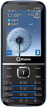 QMobile J1000 front and back view