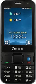 QMobile Explorer 3G front and back view